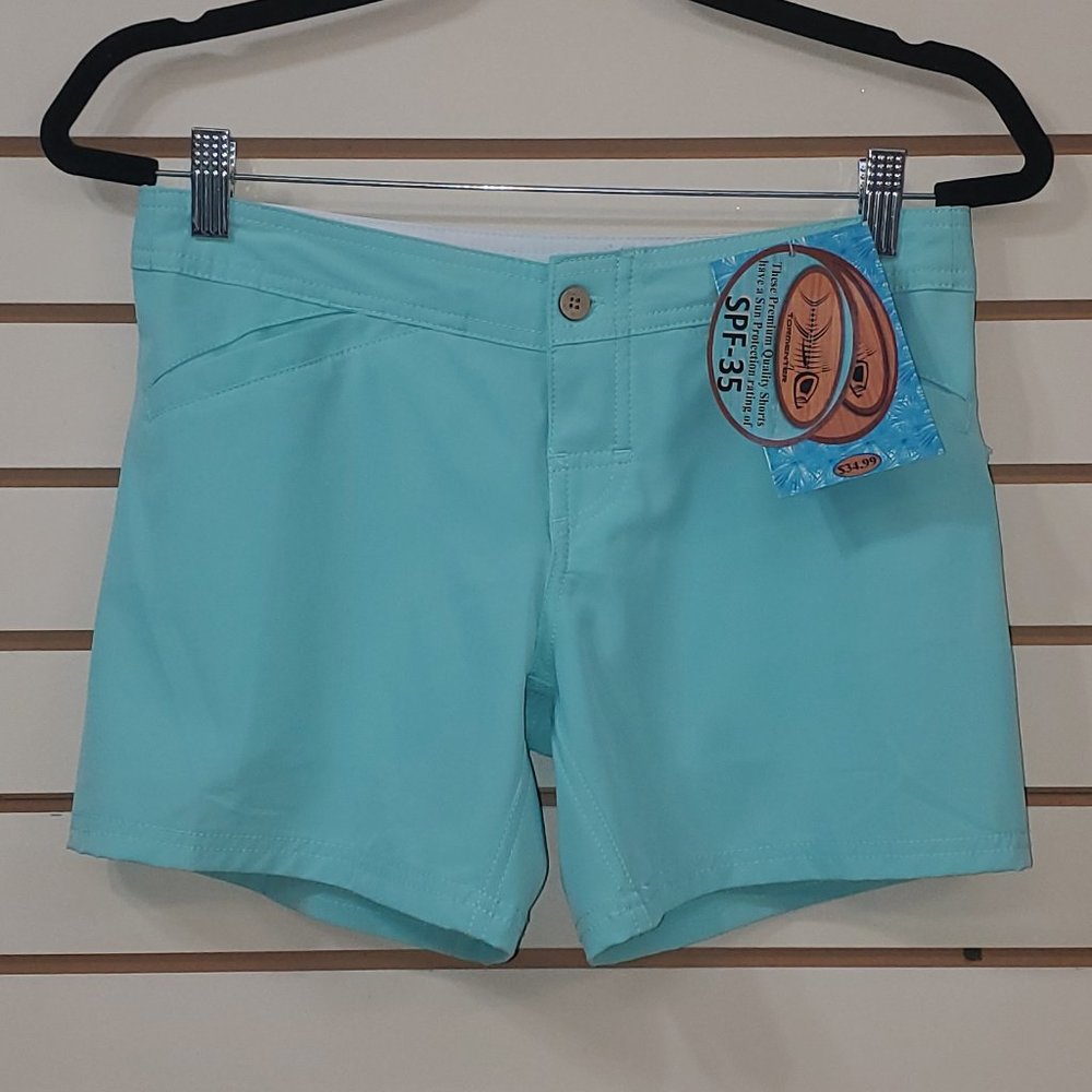 Tormenter WOMEN'S BERMUDA SERIES YACHTING SHORTS -SEAFOAM